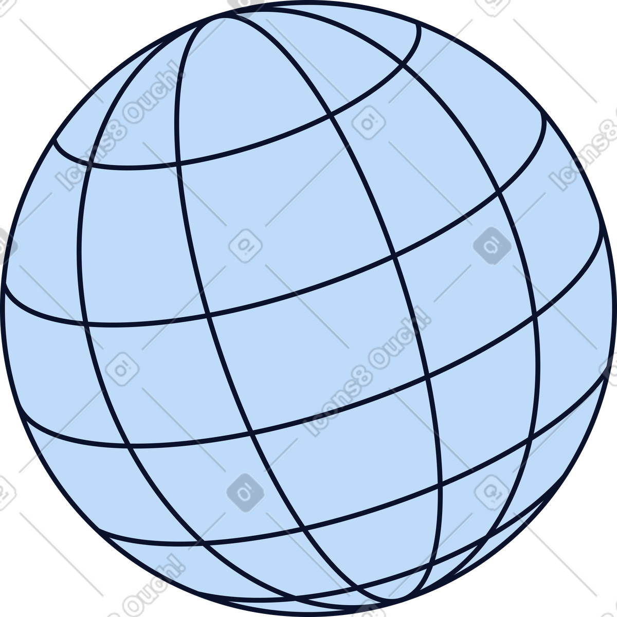 Flexy スタイルの 惑星 のイラストをPNG、SVG形式でダウンロード