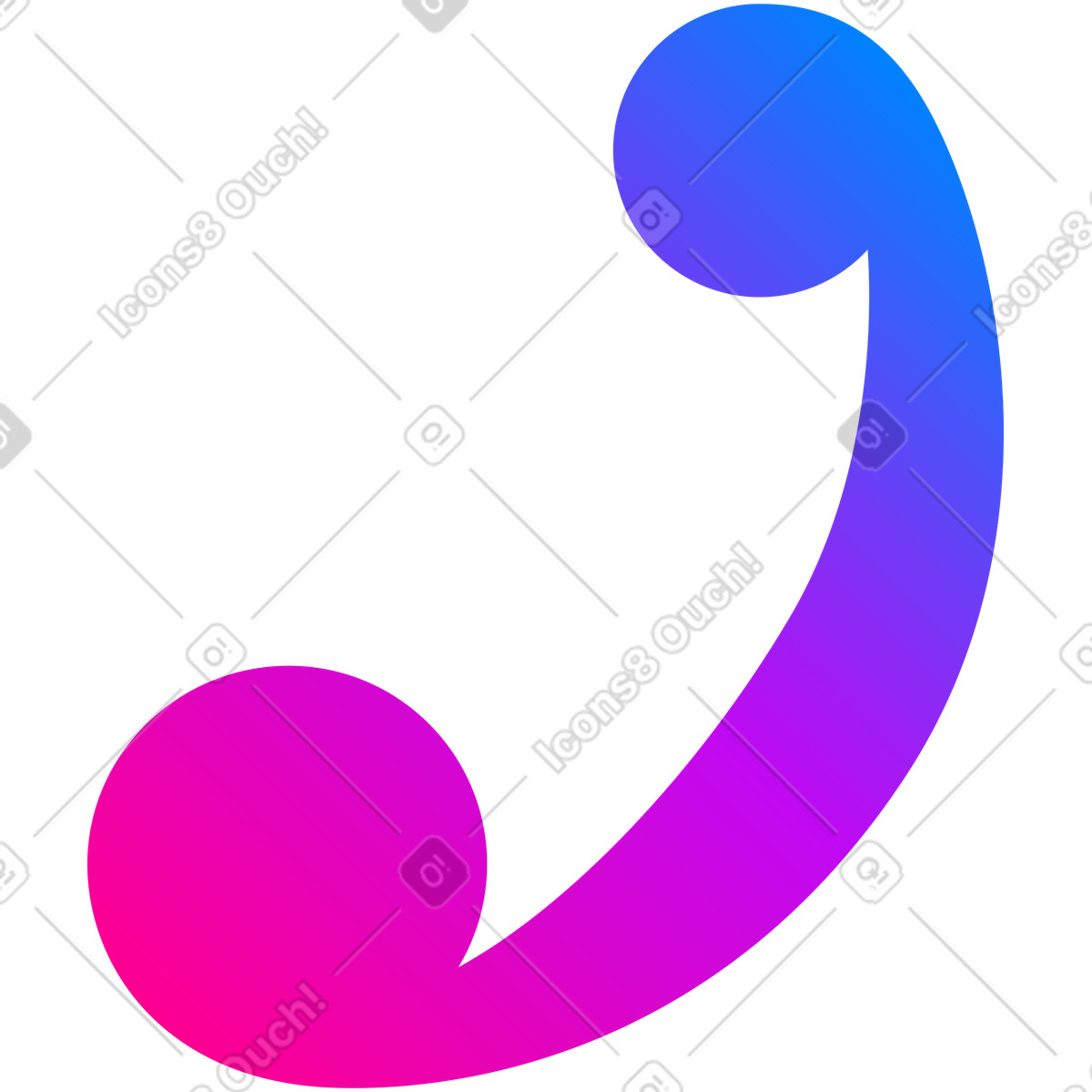 Telefono illustrazione in stile Vibrant scarica in PNG, SVG