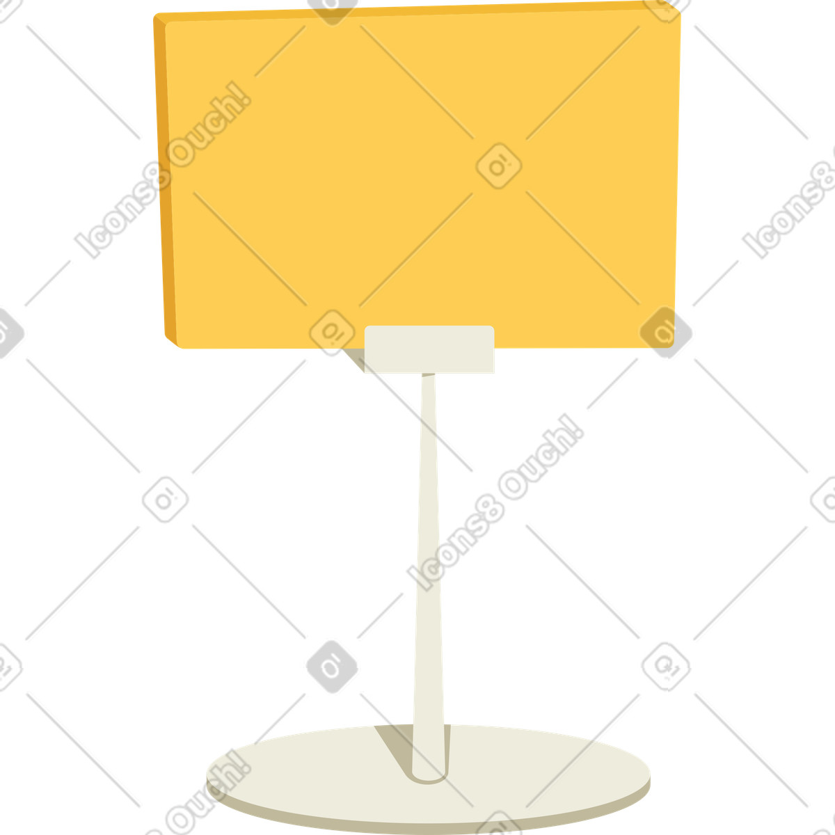 Illustration Signer sur le stand dans style Social à télécharger aux formats PNG, SVG
