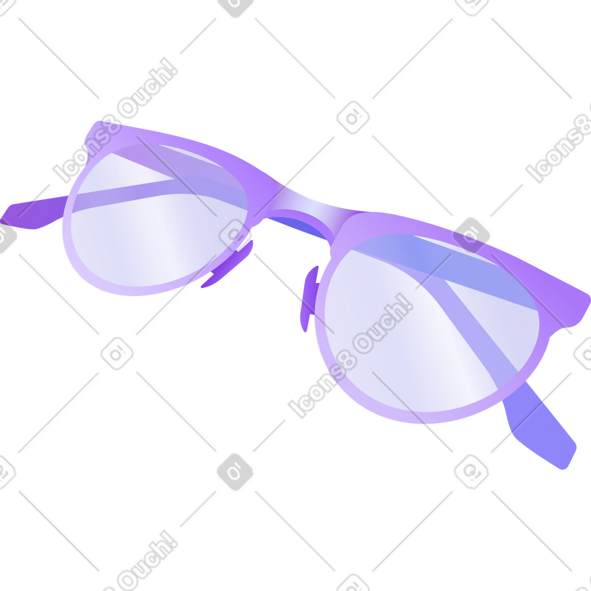 Illustration Des lunettes dans le style Hi-tech à télécharger aux formats PNG, SVG