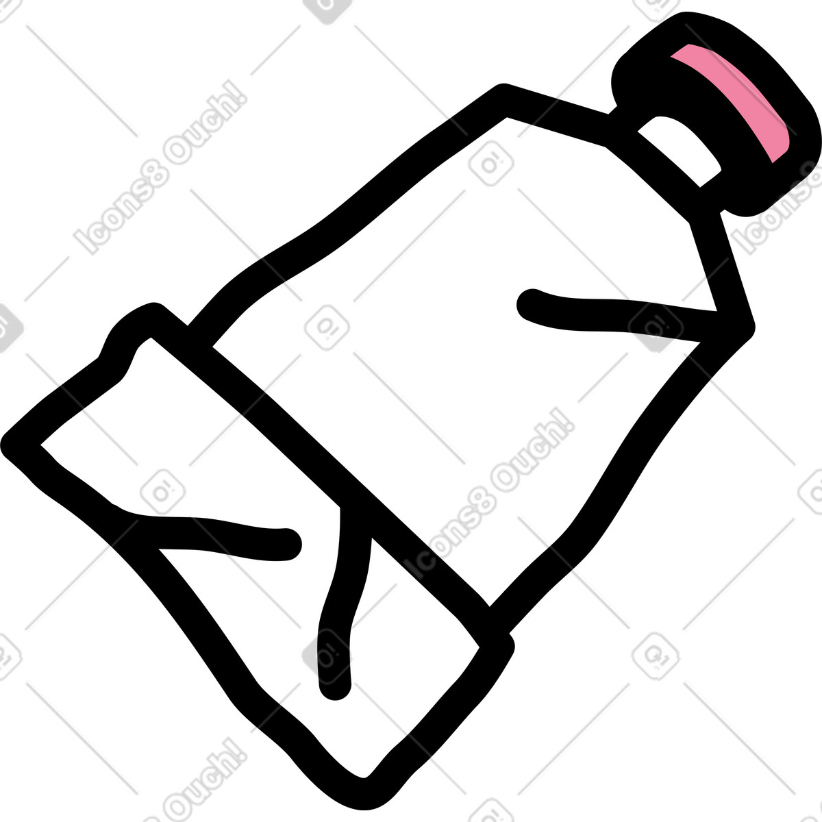 Notes 스타일의 페인트 튜브 일러스트레이션 PNG, SVG 다운로드