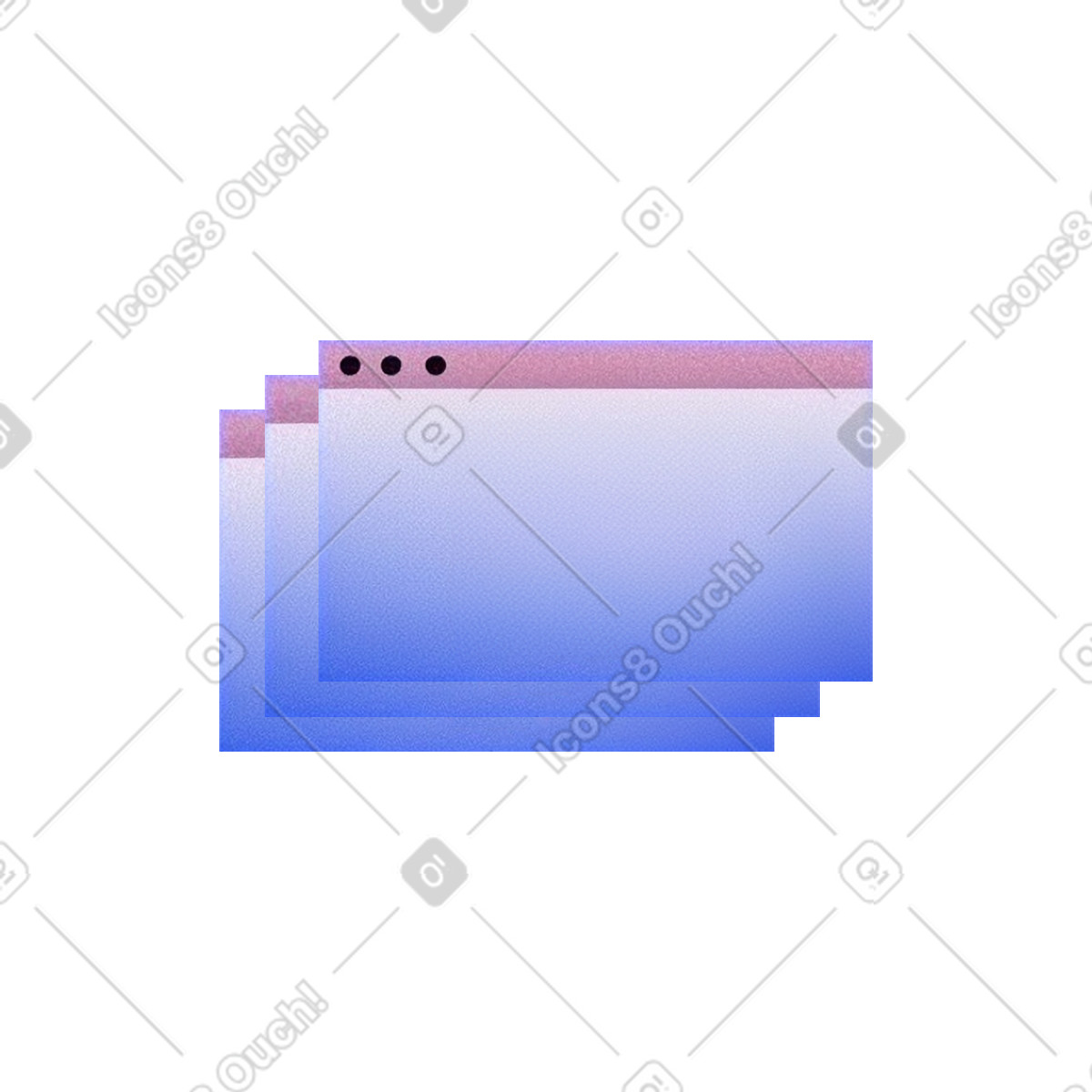 Иллюстрация Окна браузера в PNG и SVG