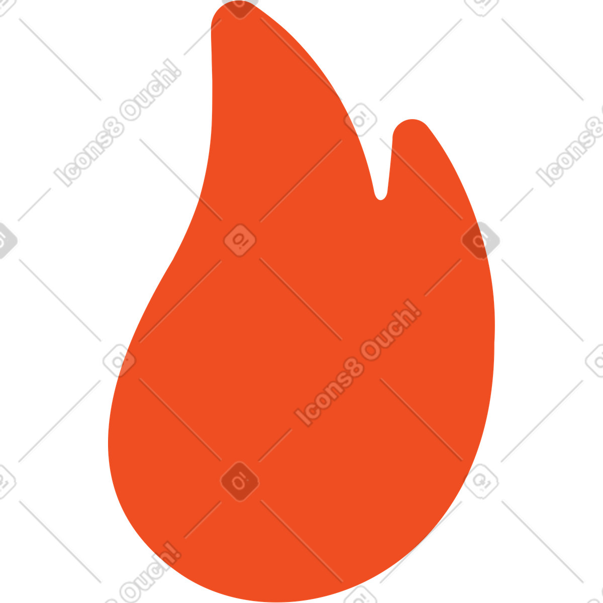 Ilustración Fuego en estilo Flame a descargar en PNG y SVG