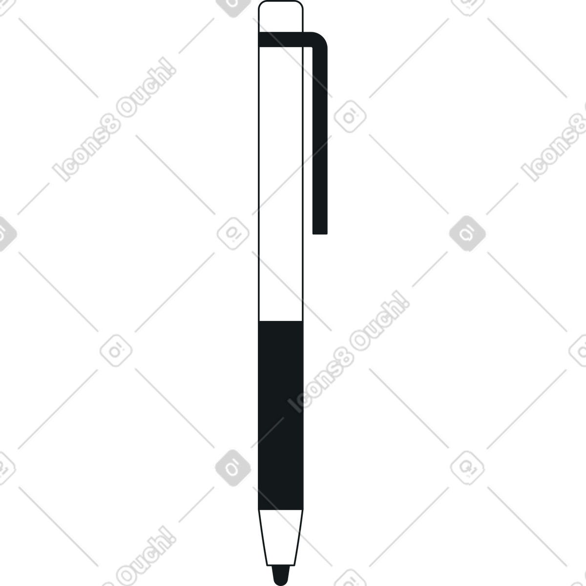 Midnight スタイルの ペン のイラストをPNG、SVG形式でダウンロード