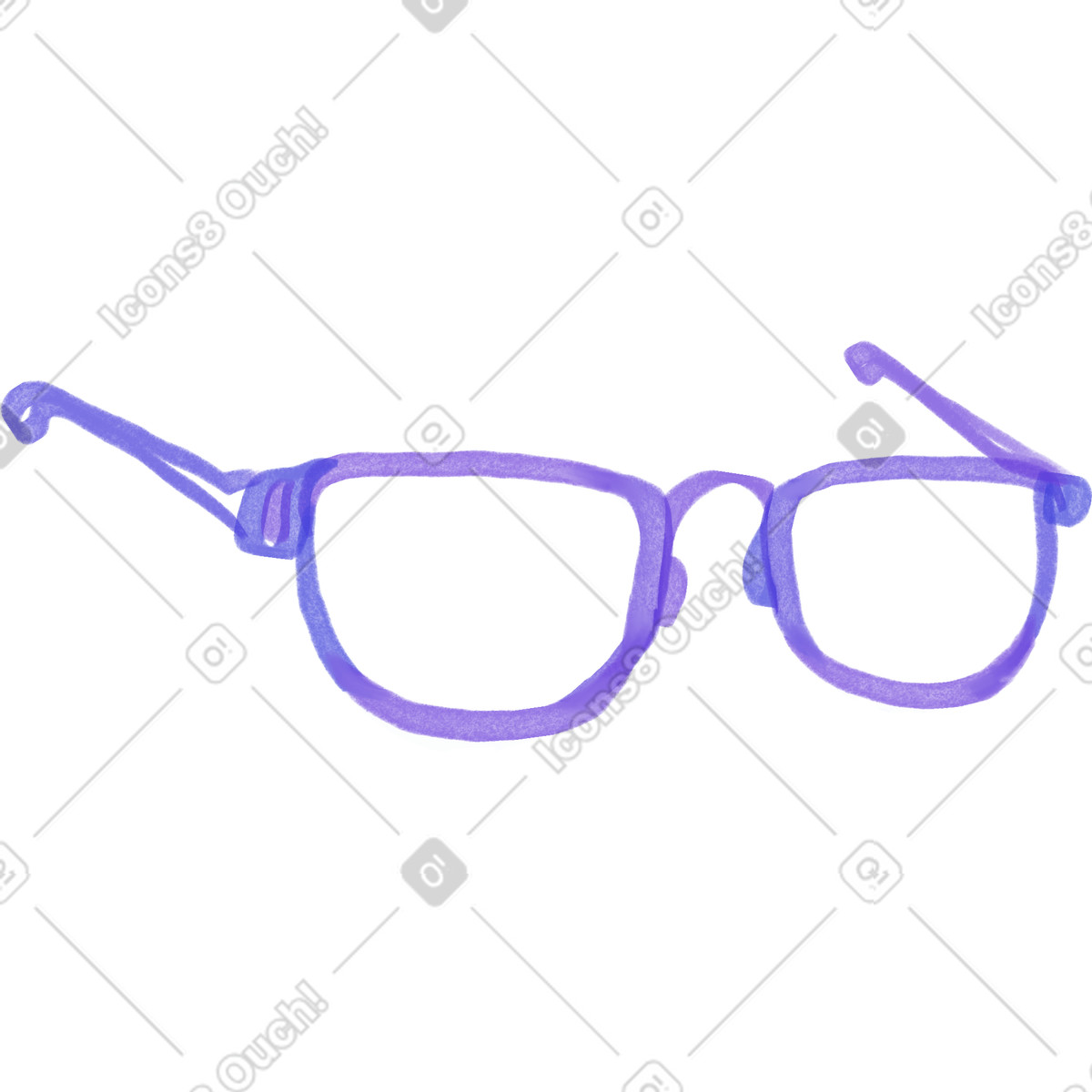 Illustration Glasses dans le style Marker à télécharger aux formats PNG, SVG
