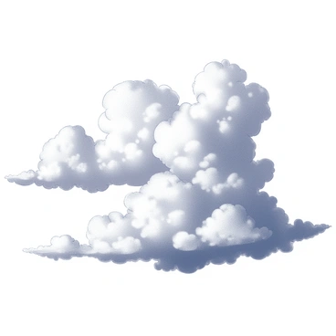 A sky filled with dynamic cloud formations. There are large, billowing clouds in various shapes and sizes, with some darker clouds indicating an occluded front merging with lighter clouds. The cloud edges exhibit intricate patterns where the different layers intersect. The overall scene captures the movement and turbulence of the atmosphere, showcasing a dramatic interaction between the clouds.