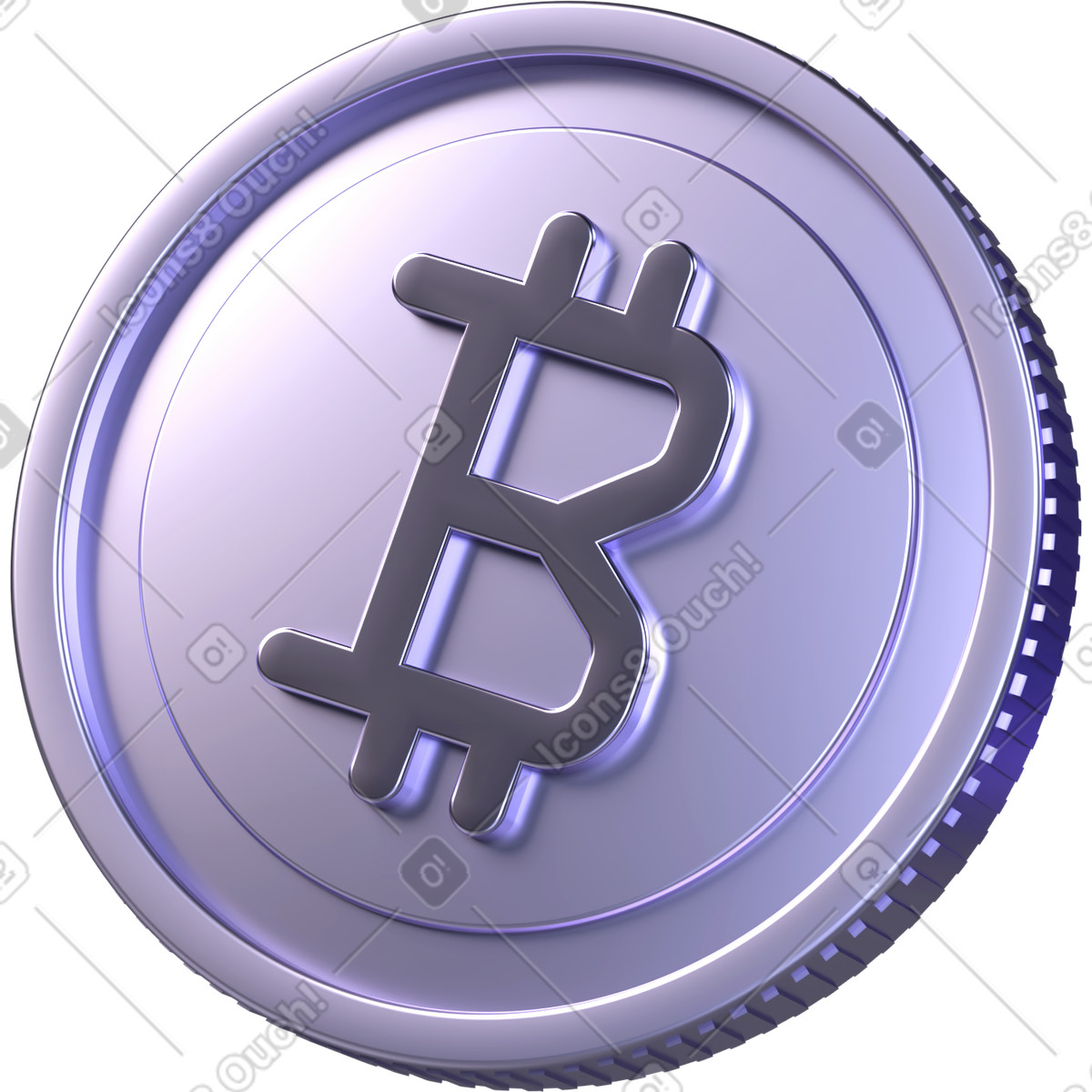 Bitcoin illustration in PNG, SVG