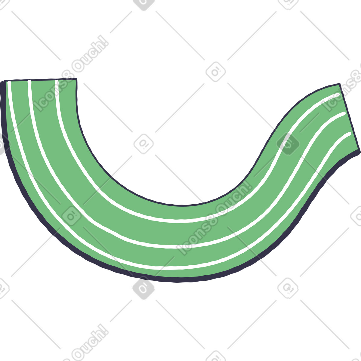 Braccio illustrazione in stile Stripy scarica in PNG, SVG