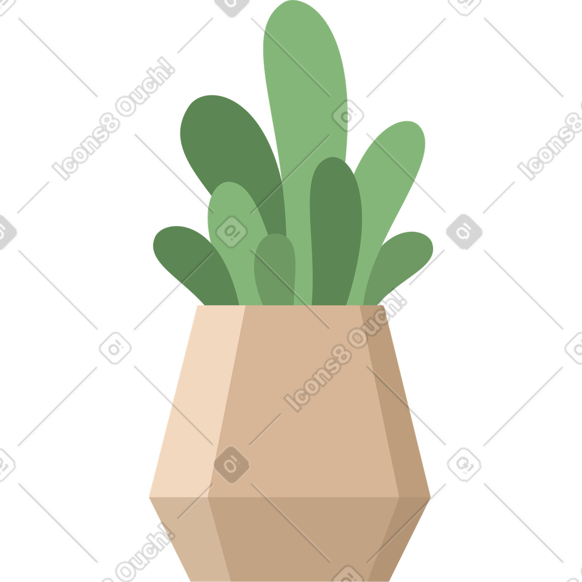 下载 Lagom 风格的 花卉 插画，支持 PNG、SVG 格式