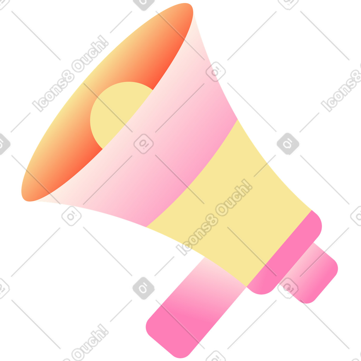 Altoparlante illustrazione in stile Beam scarica in PNG, SVG