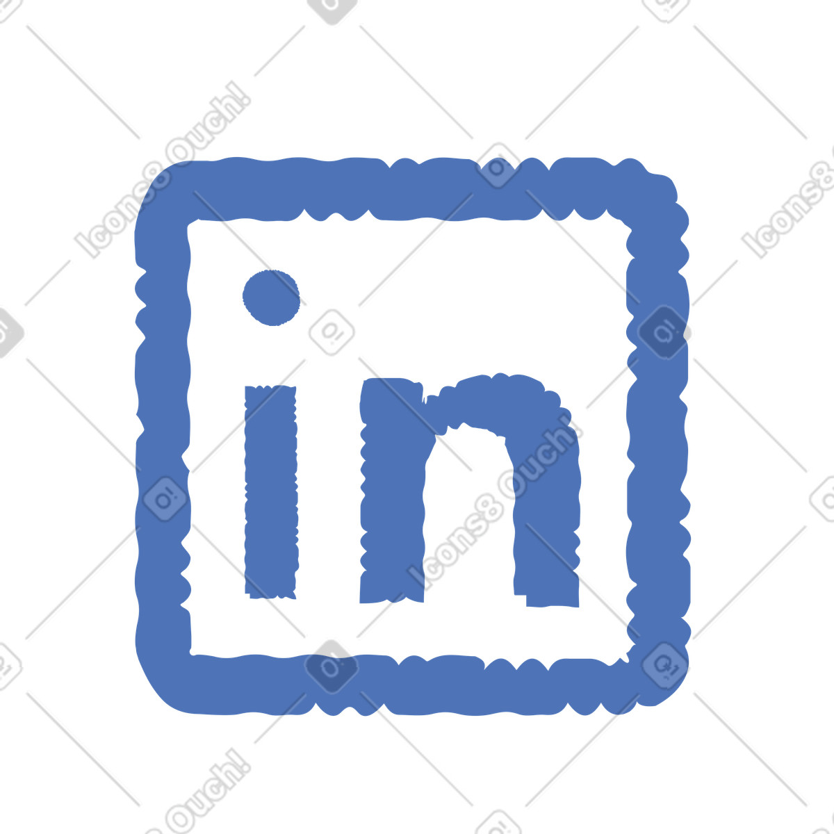 Verlinktin-Illustration im Bermuda-Stil als Download in PNG, SVG