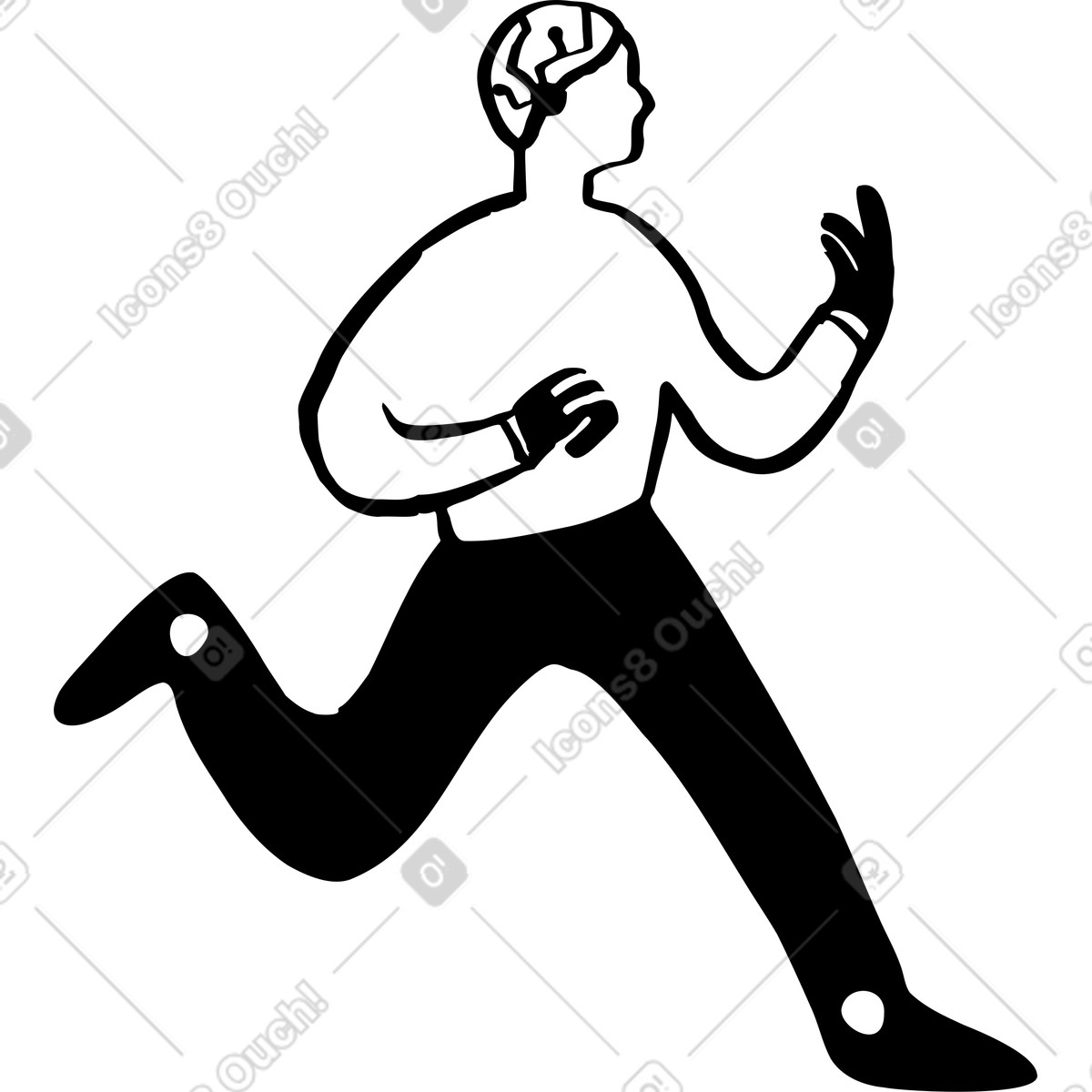 Robot in funzione illustrazione stile Journal scarica PNG, SVG