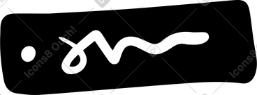 Autocollant rectangulaire PNG, SVG