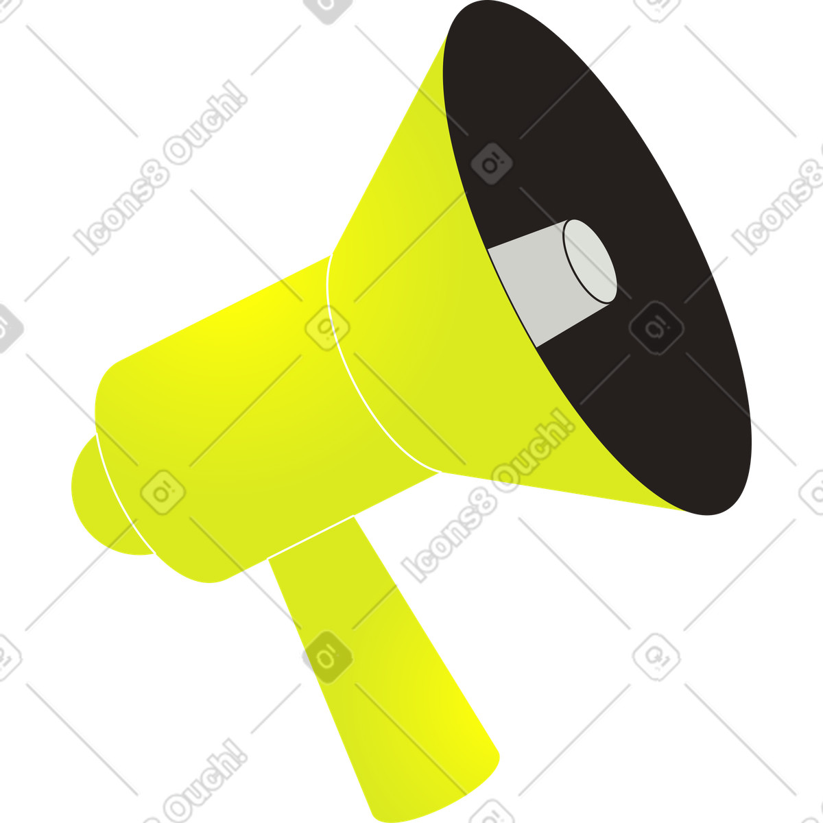 Altoparlante illustrazione in stile Like scarica in PNG, SVG