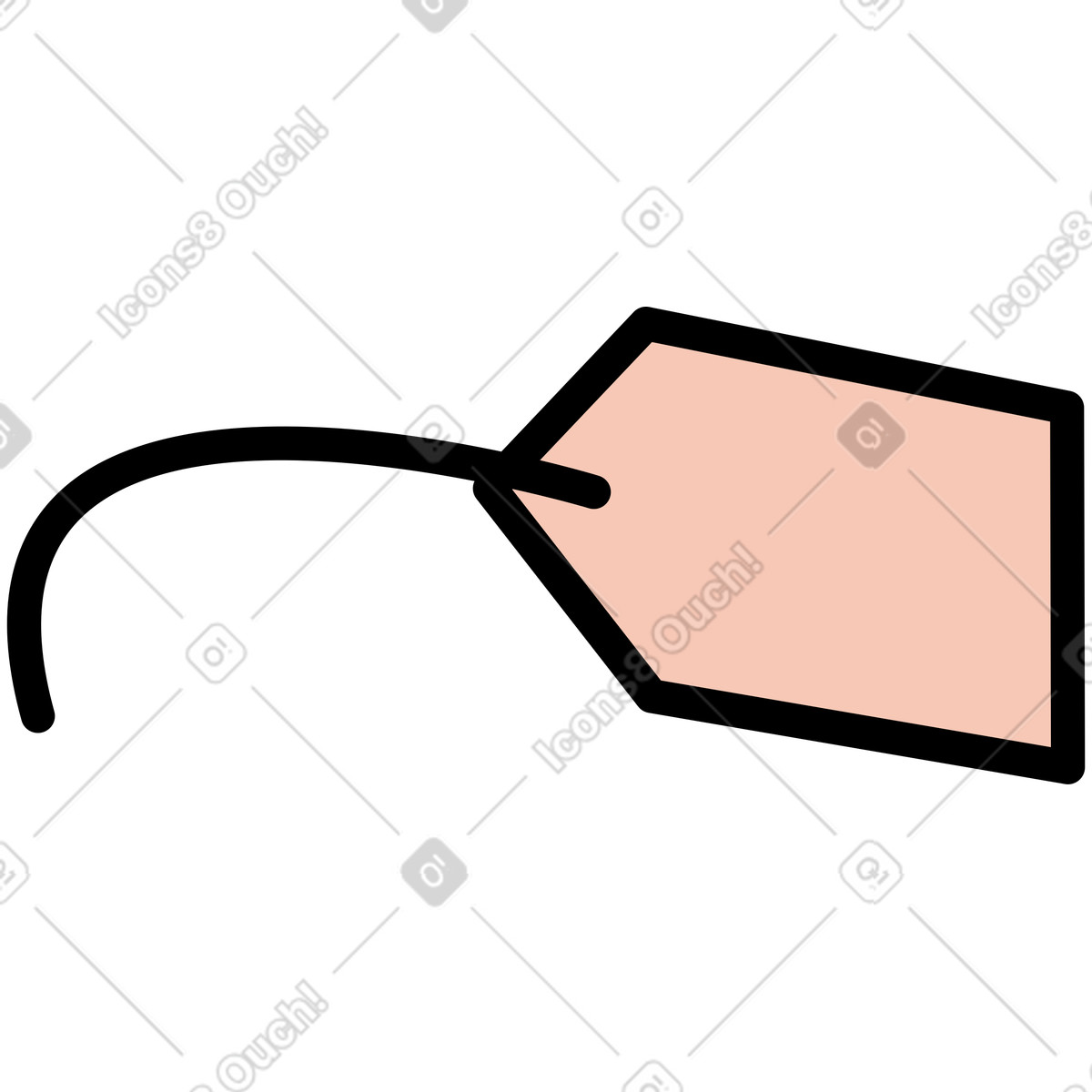 Illustration Étiquette dans le style Jelly à télécharger aux formats PNG, SVG