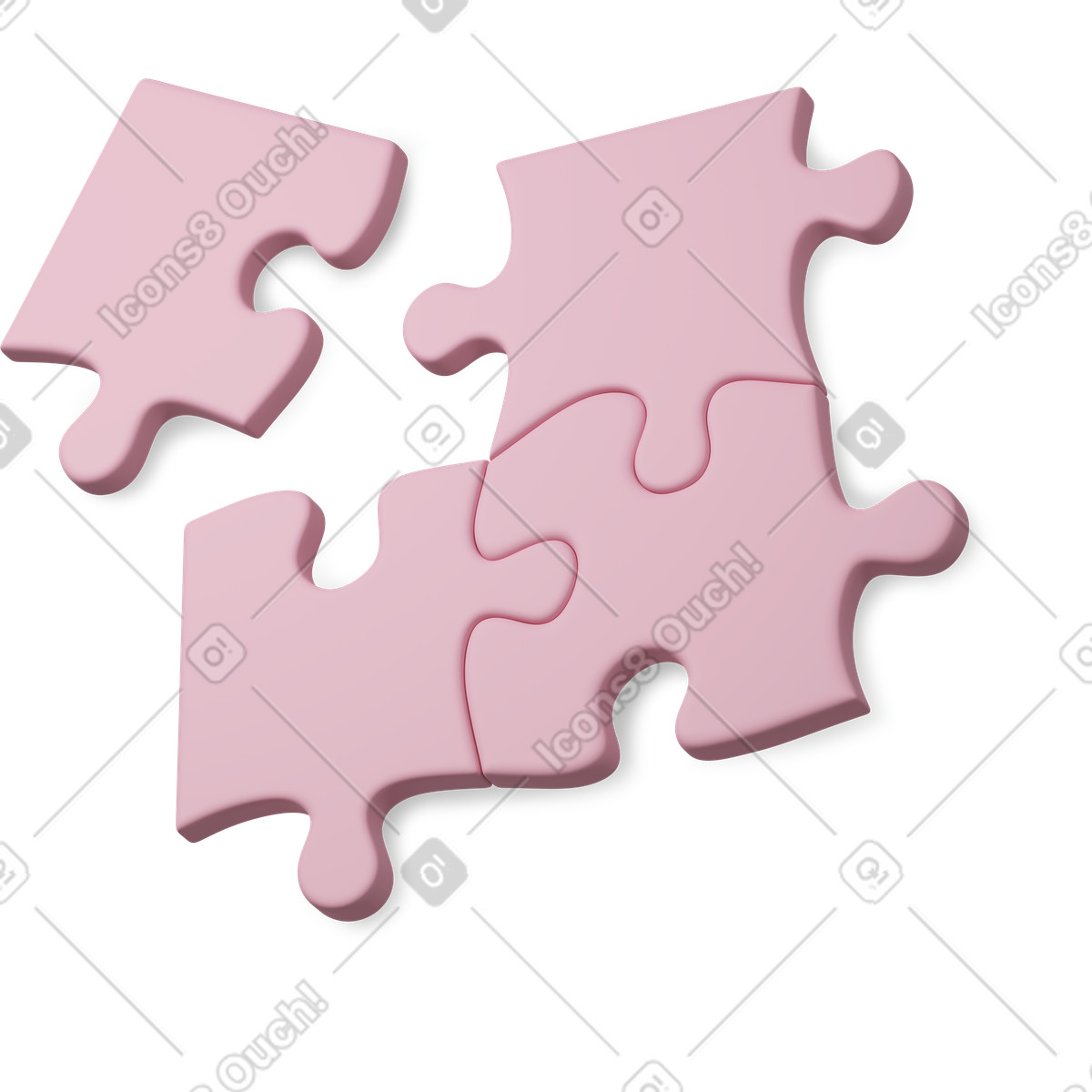 3D Casual life スタイルの Puzzles のイラストをPNG、SVG形式でダウンロード