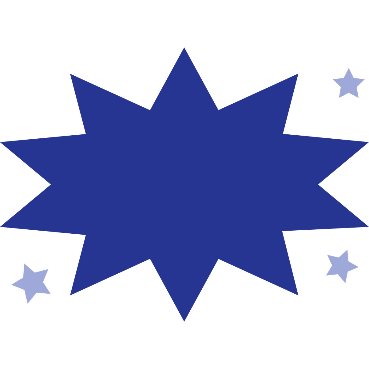 Fogg 스타일의 Comic speech bubble with small stars 일러스트레이션 PNG, SVG 다운로드