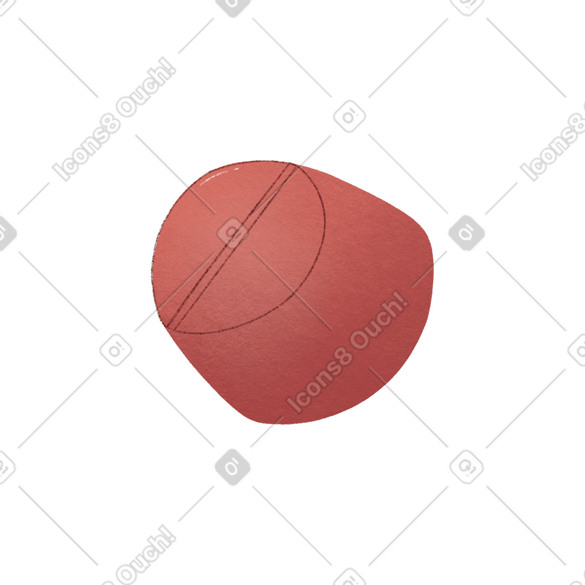 Pille-Illustration im Woolly-Stil als Download in PNG, SVG