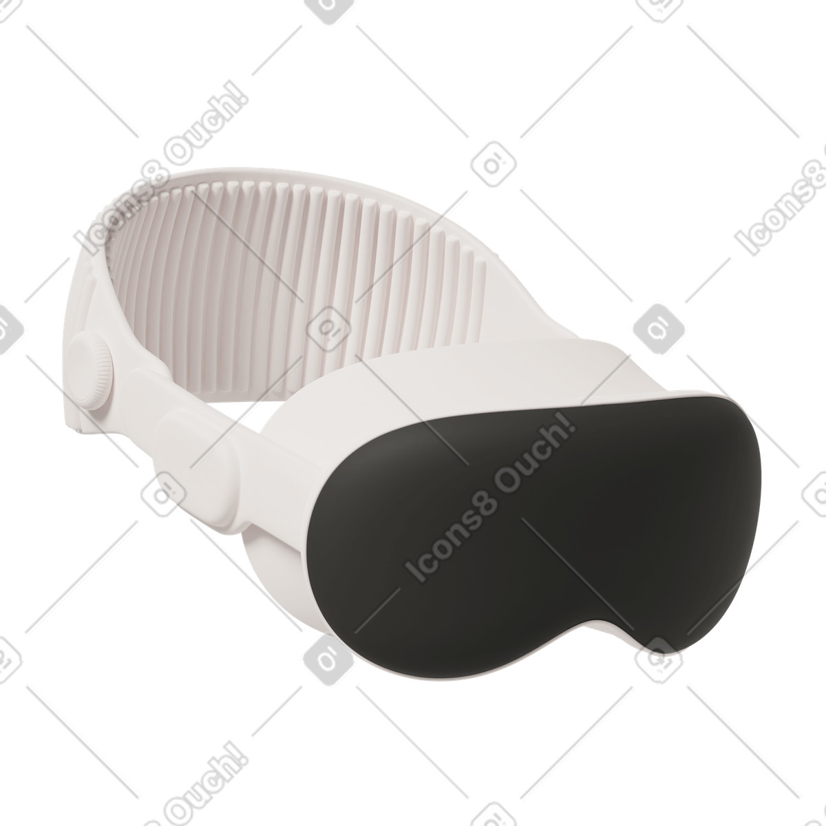 Иллюстрация Virtual reality glasses в стиле 3D Casual life — скачать в форматах PNG, SVG