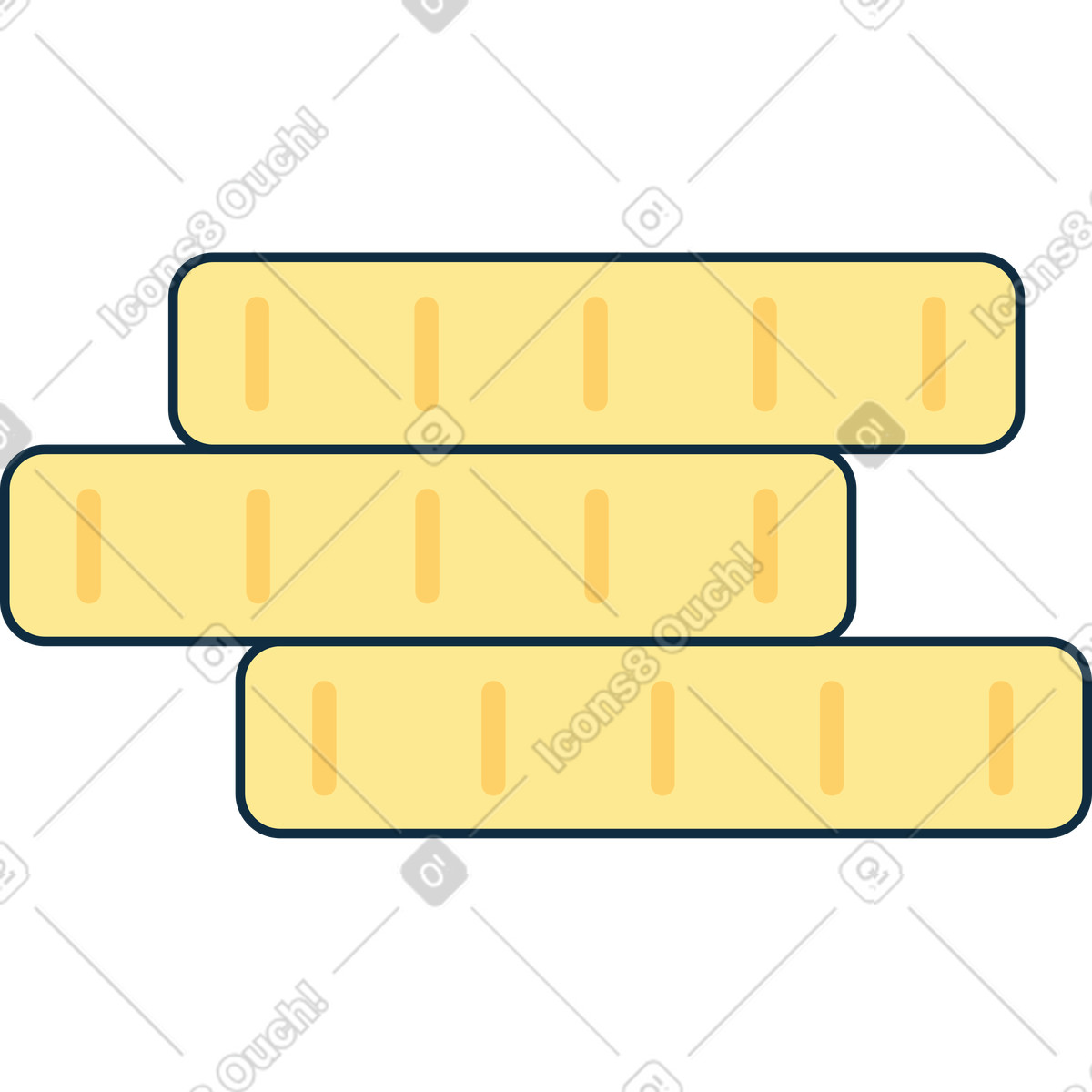 Coins stack illustration in PNG, SVG