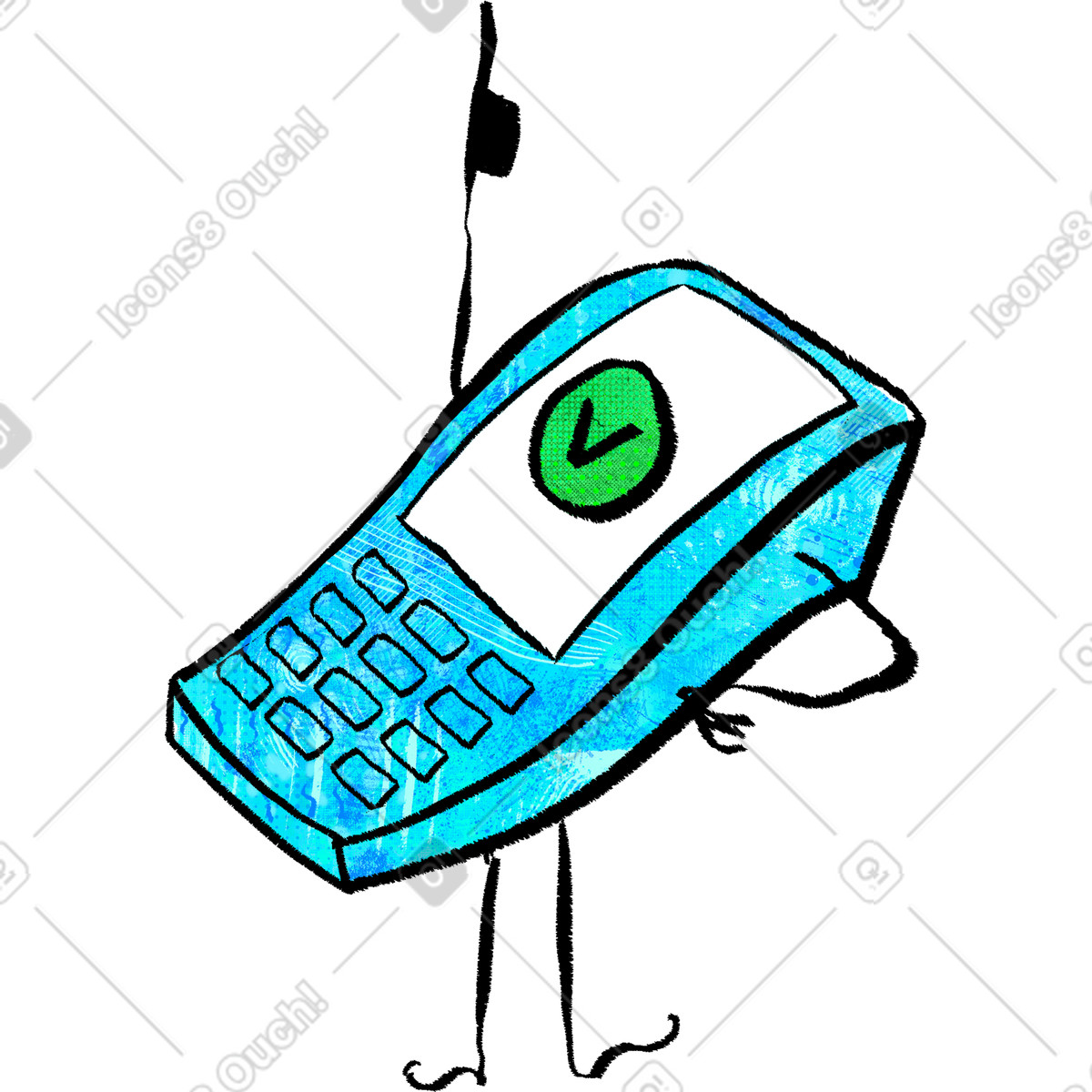 Card reader payment approved illustration clipart image in PNG SVG GIF