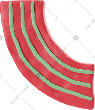 빨간 줄무늬 천으로 된 팔 PNG, SVG