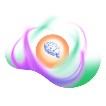 A pineal gland depicted in the center of the image, showcasing its anatomical structure with detailed lines. Surrounding the gland are soft, glowing lights in pastel hues, forming a gentle halo effect. Swirling colors in shades of lavender, mint green, and soft pink create a dynamic flow around the gland, enhancing the concept of inner vision. The overall composition is balanced, emphasizing the pineal gland as the focal point, with the ethereal lights and colors creating a harmonious atmosphere.