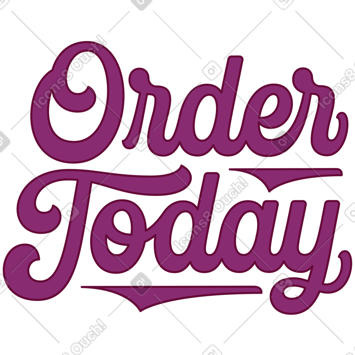 Ordine di lettere oggi a portata mano illustrazione in stile Handy scarica in PNG, SVG
