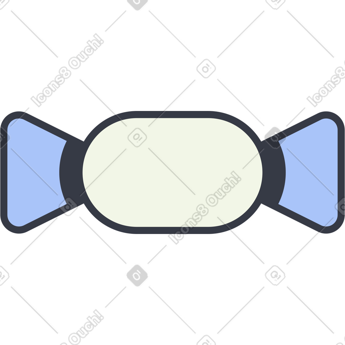 下载 Abstract 风格的 糖果 插画，支持 PNG、SVG 格式