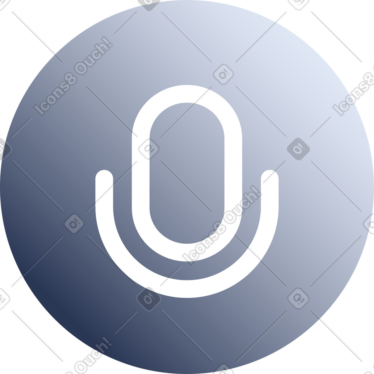 Mikrofon-symbol-Illustration im Lucent-Stil als Download in PNG, SVG