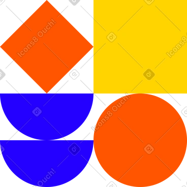 Formes géométriques PNG, SVG