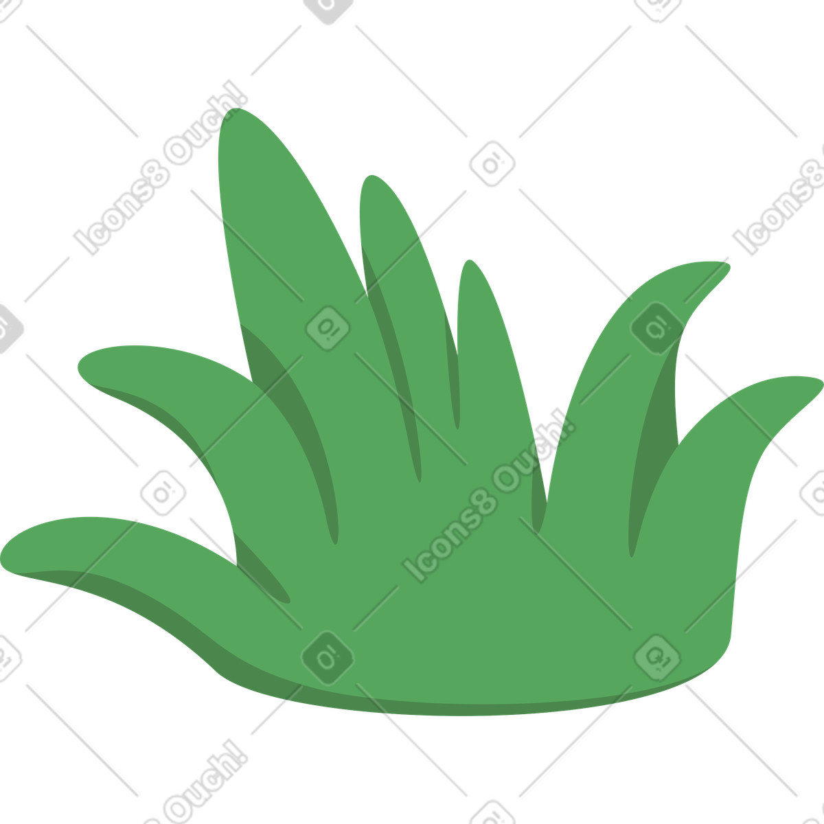 下载 Social 风格的 草 插画，支持 PNG、SVG 格式