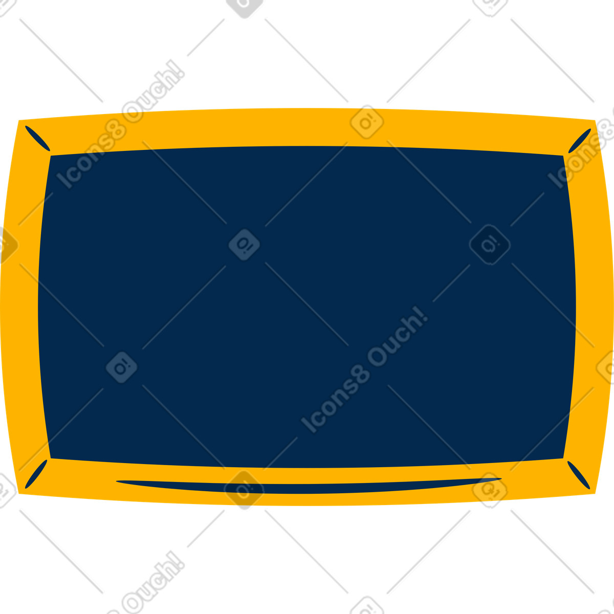 Board illustration in Flame style download in PNG, SVG
