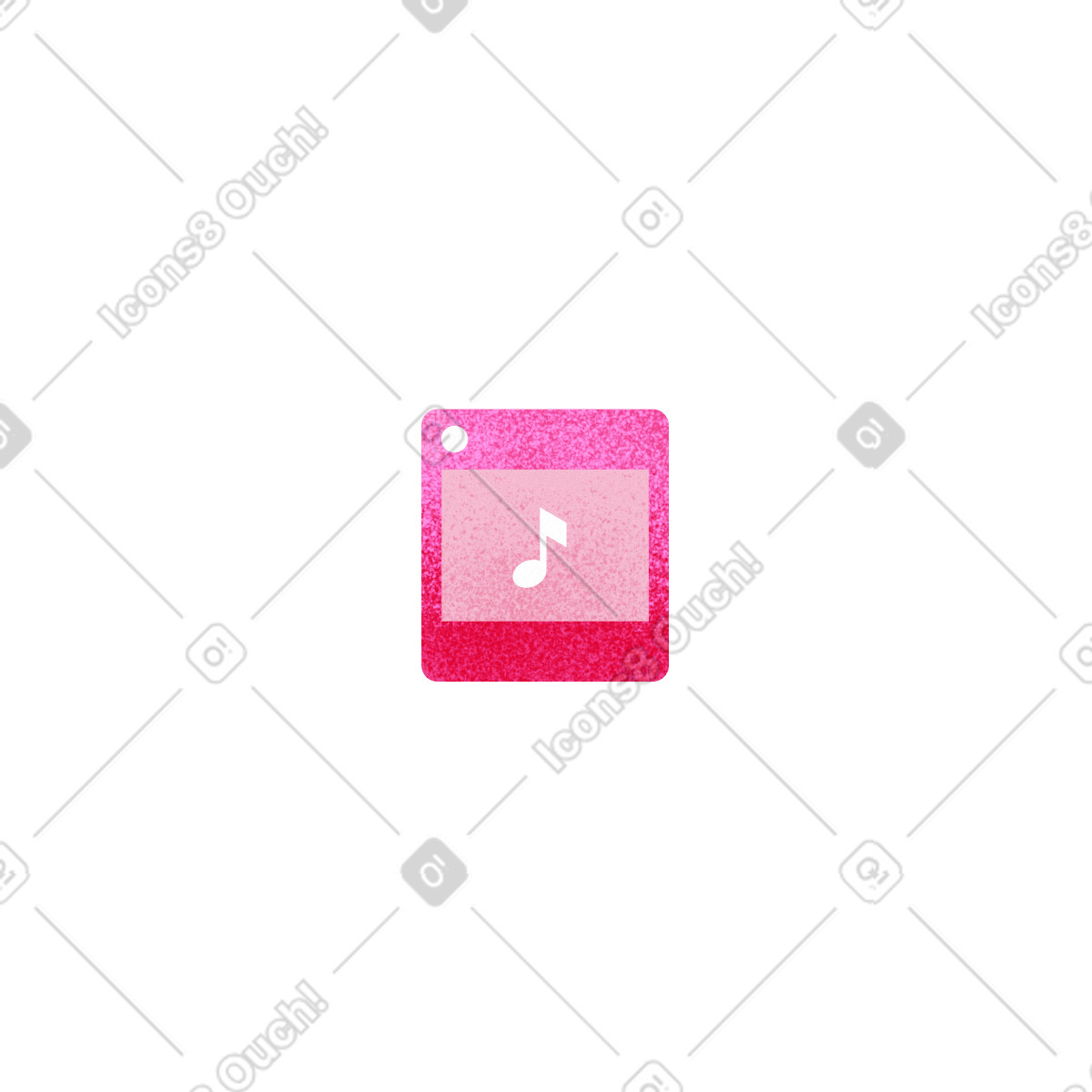 Ilustración Nota musical en estilo Willowy a descargar en PNG y SVG