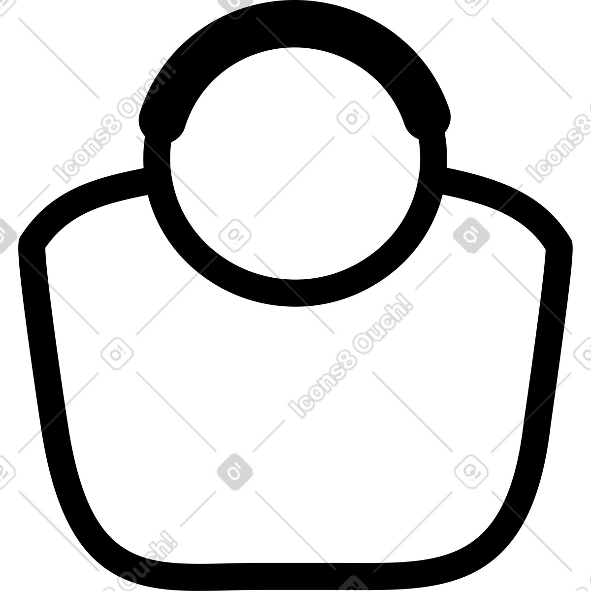 Ilustração de Bolsa em no estilo Transistor para baixar em PNG, SVG