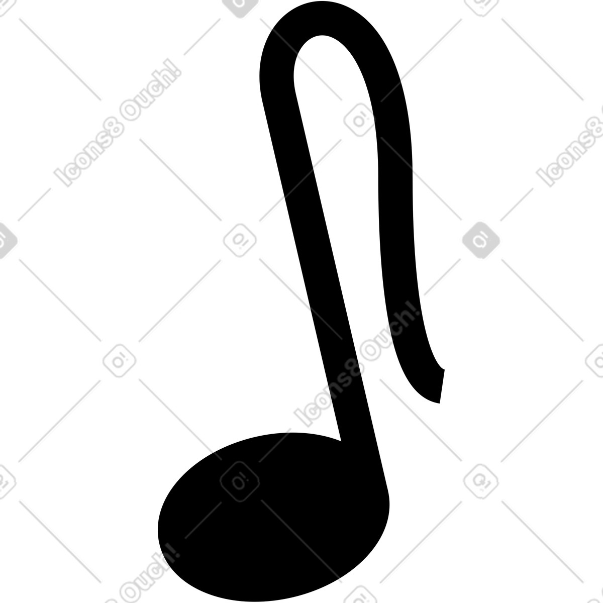 Note illustration in Memphis style download in PNG, SVG