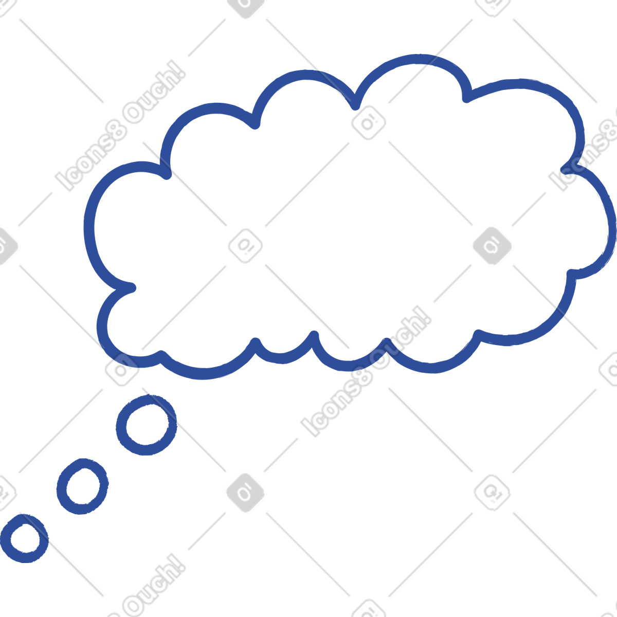 Nuvola di messaggi illustrazione in stile Lime scarica in PNG, SVG