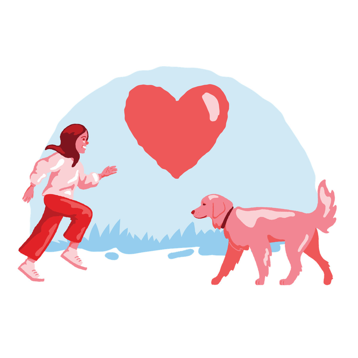 Ilustração de Return of the best friend em no estilo Cherry para baixar em PNG, SVG