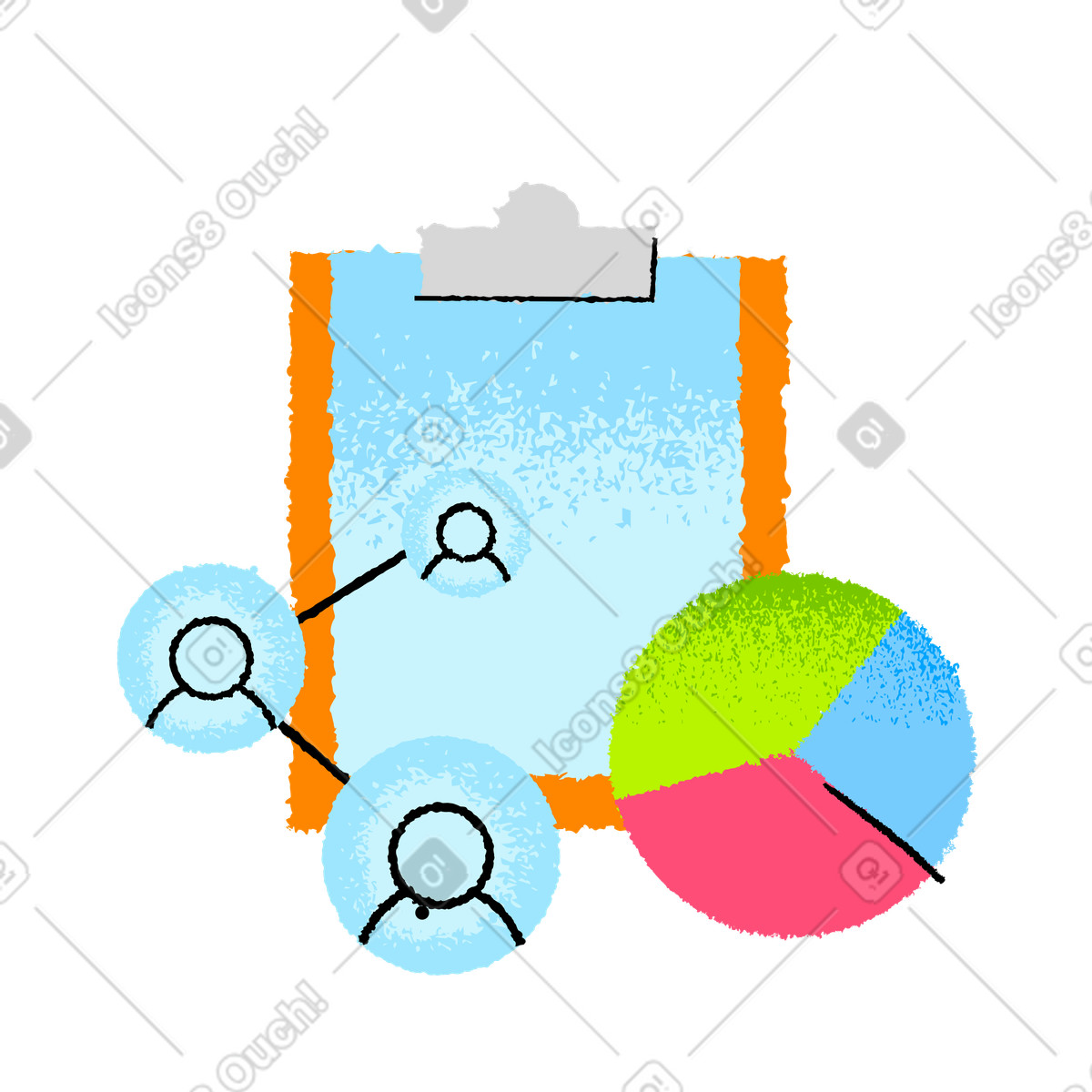 Work planning  illustration in PNG, SVG