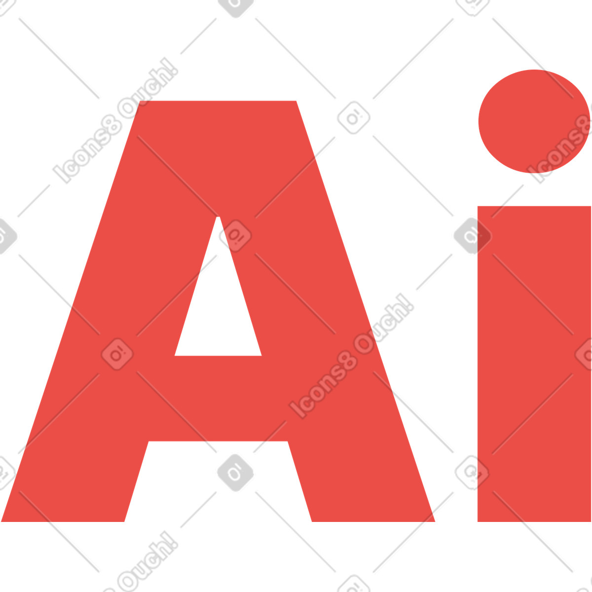 Ilustración Texto del logotipo de adobe illustrator. en estilo Levels a descargar en PNG y SVG