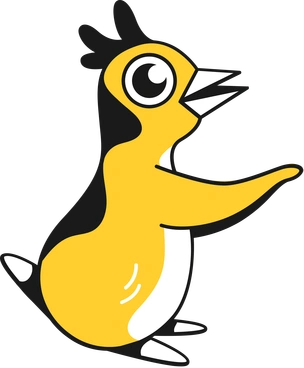 Yellow bird PNG, SVG