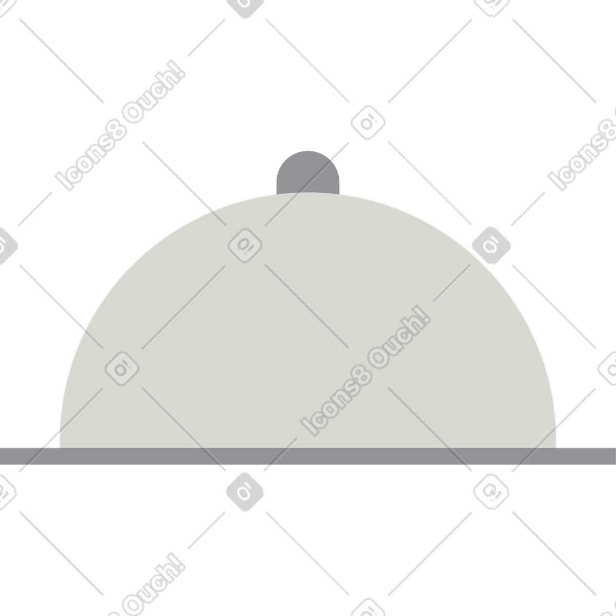 Dish illustration in Burgundy style download in PNG, SVG