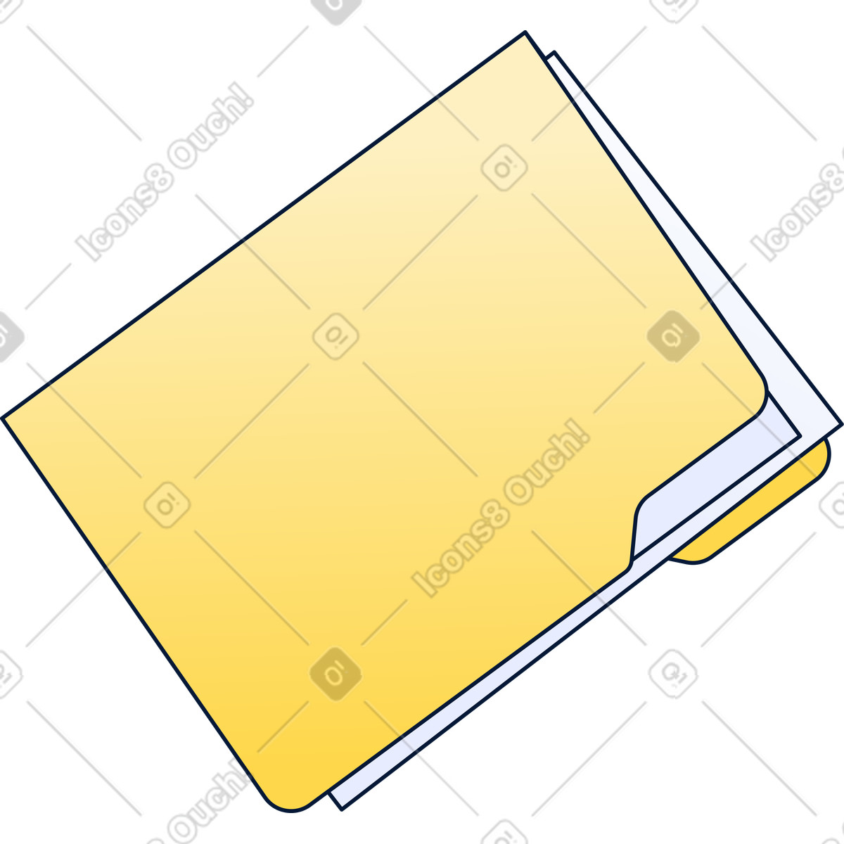 Illustration Dossier de documents dans le style Neat à télécharger aux formats PNG, SVG