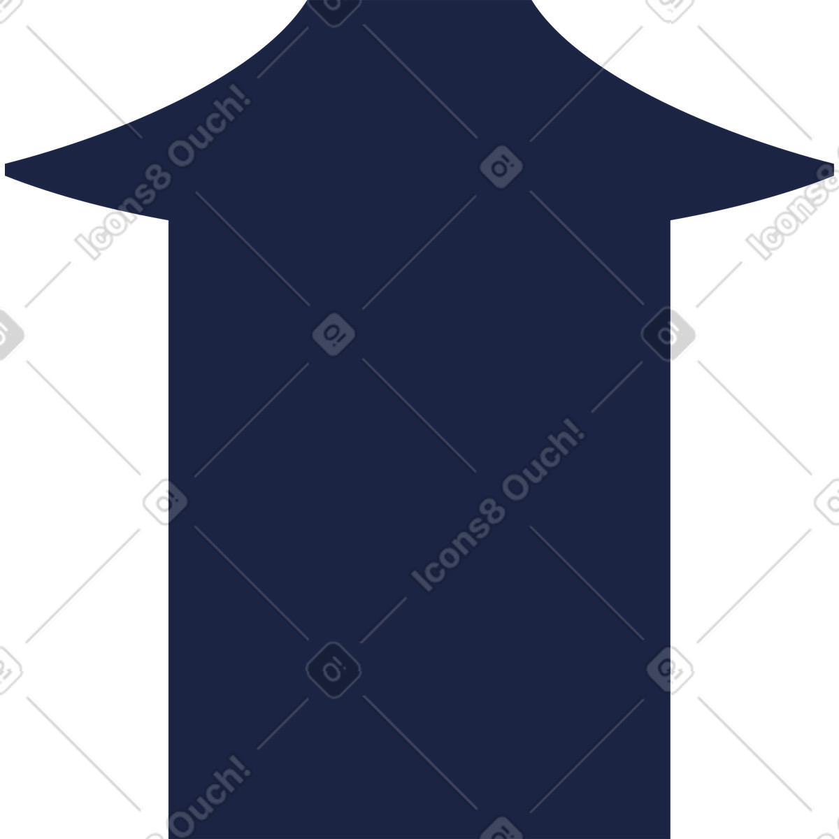 Illustration Pagode dans le style Urban Line à télécharger aux formats PNG, SVG