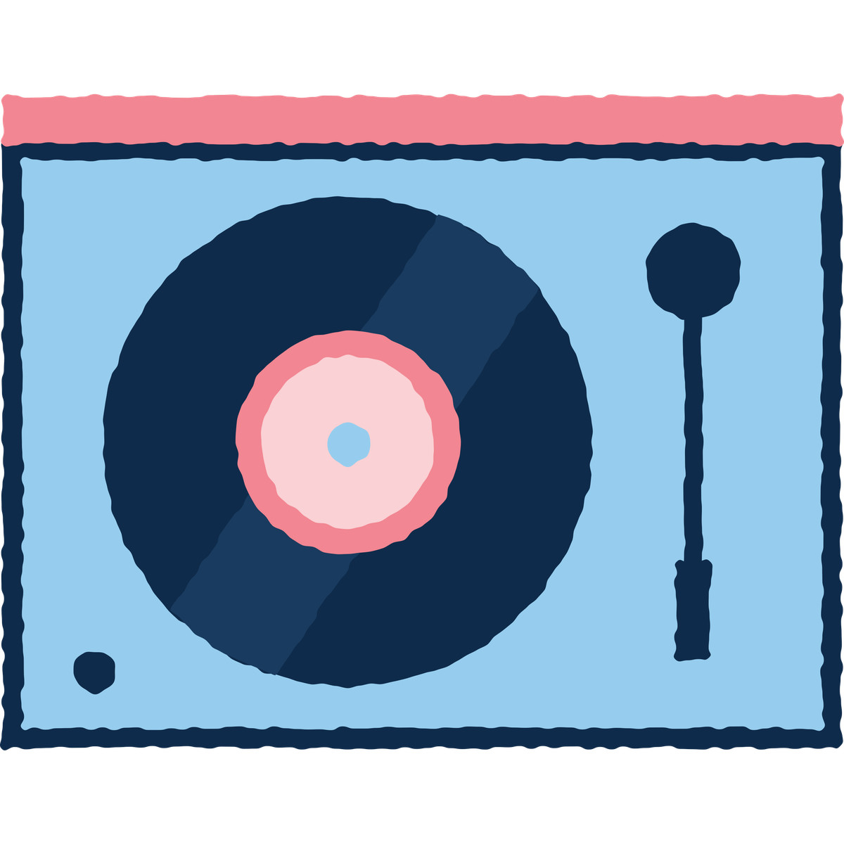 Ilustración Vinil recorder en estilo Cherry a descargar en PNG y SVG