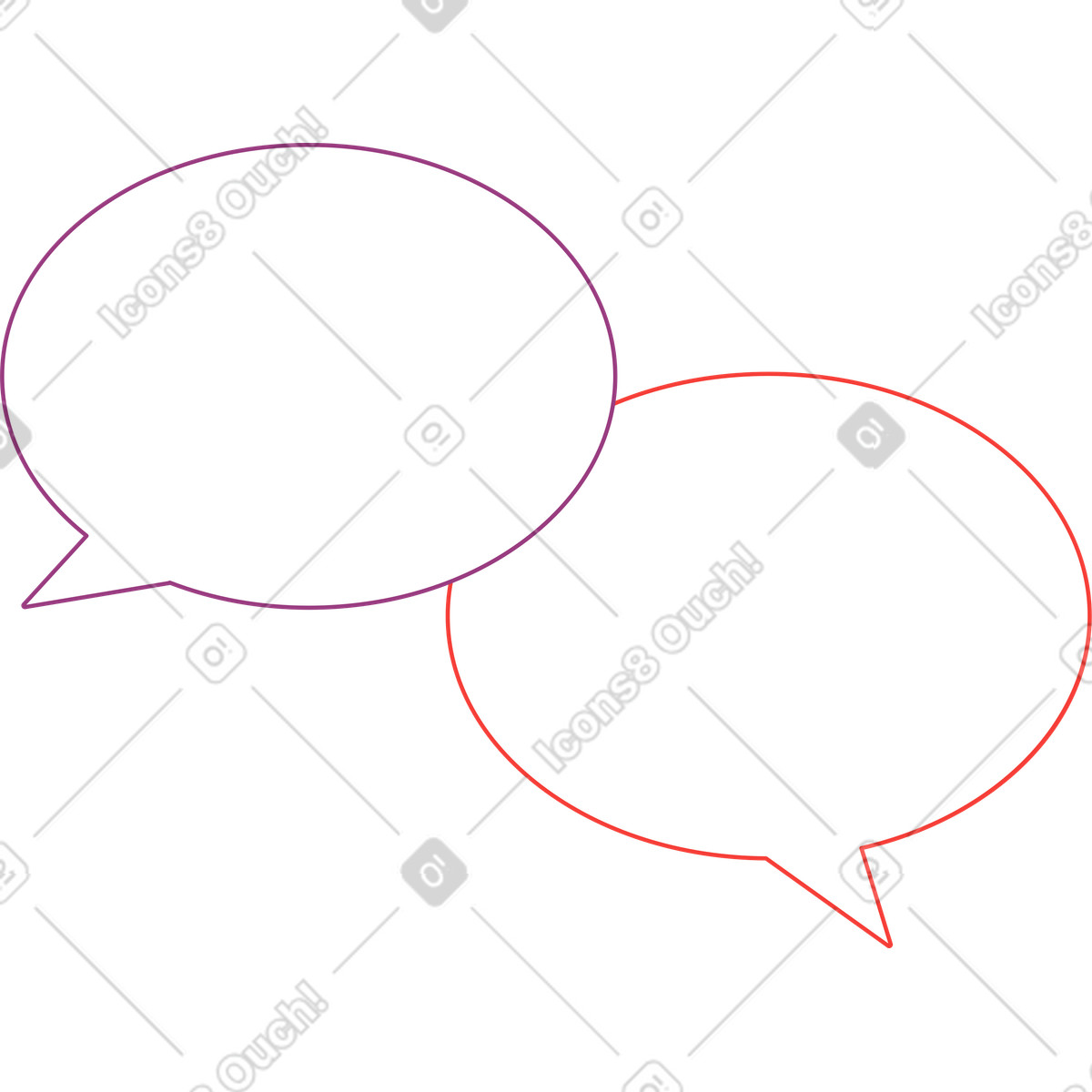 Sammy スタイルの バイアスのある泡 のイラストをPNG、SVG形式でダウンロード