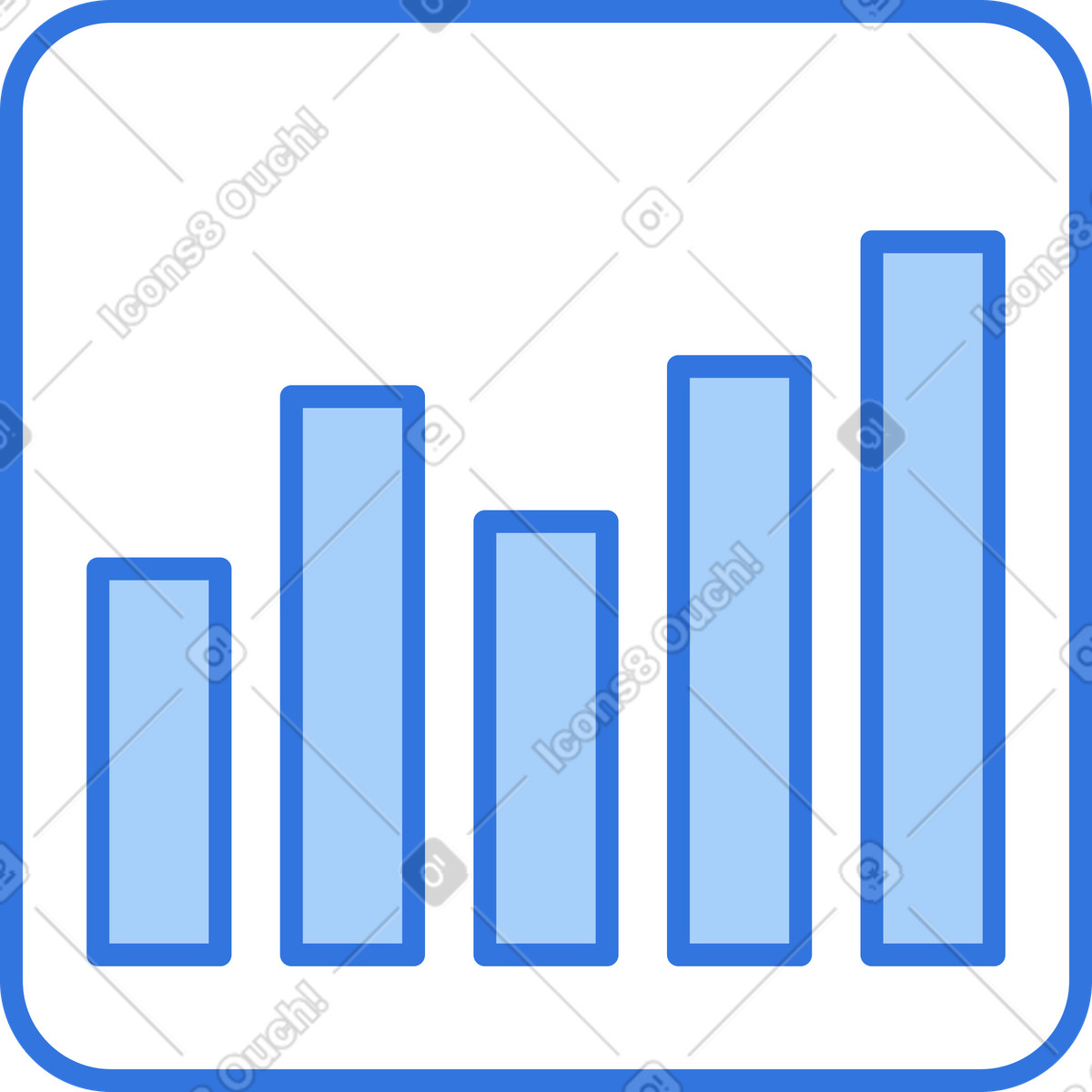 Graph illustration in PNG, SVG