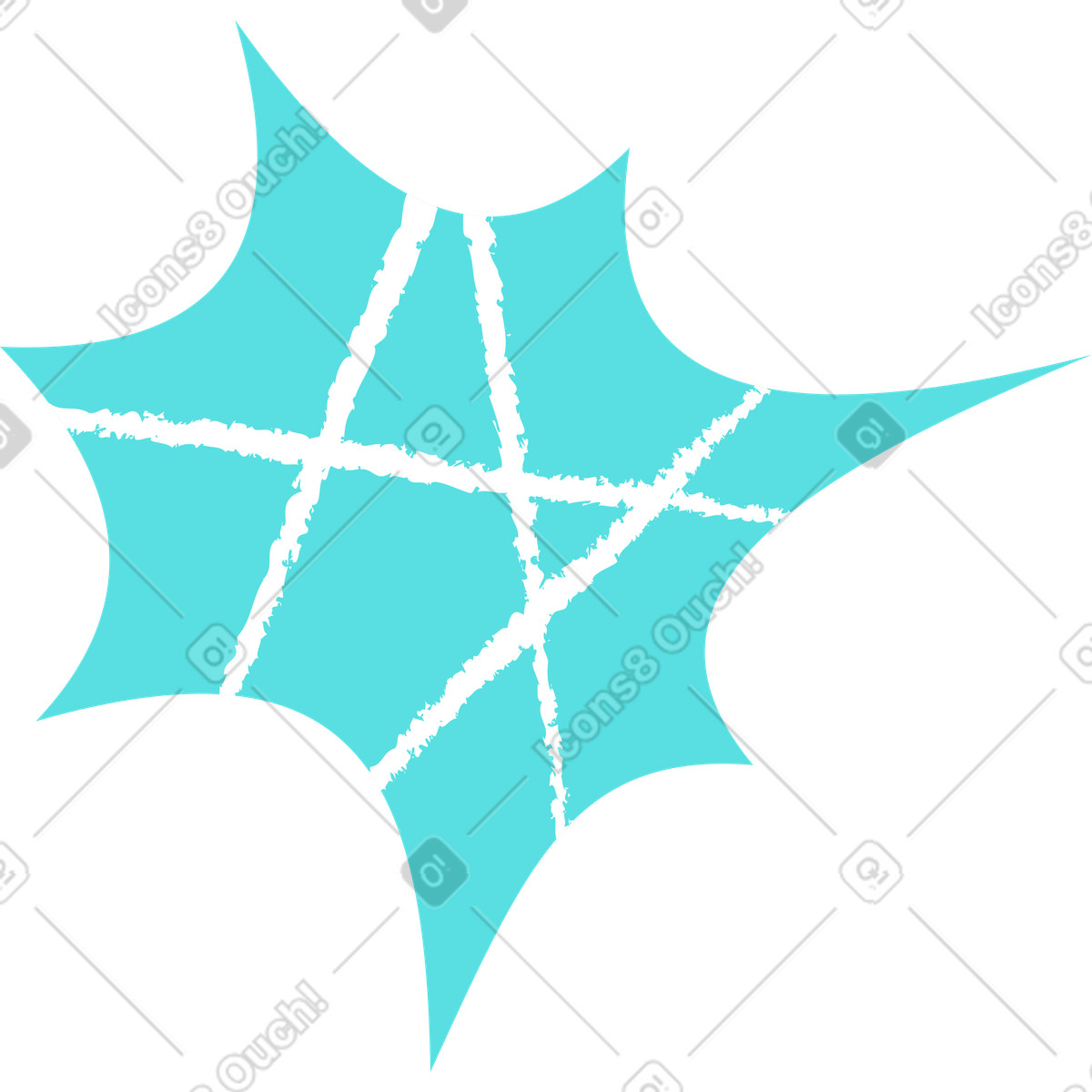 Starburst con texture illustrazione in stile Bright scarica in PNG, SVG