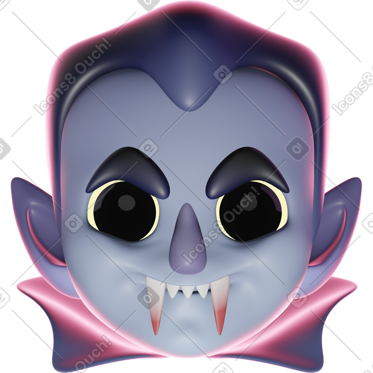 Ilustração de Ícone do vampiro drácula em PNG e SVG
