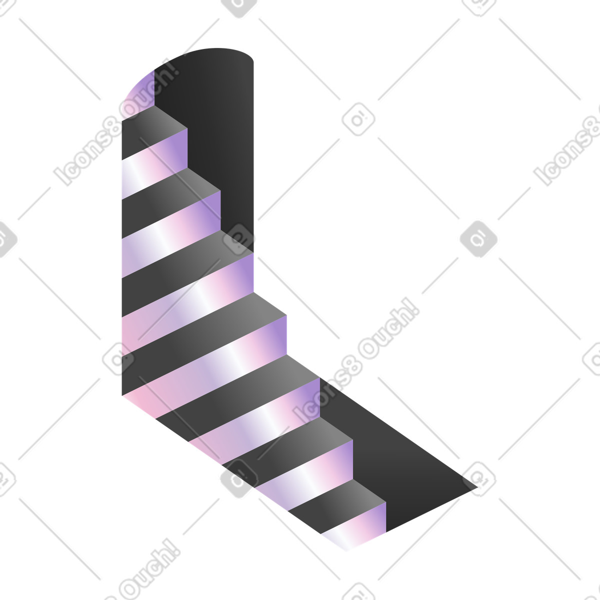 Ilustração de Figura abstrata trinta e três em no estilo Illusion para baixar em PNG, SVG